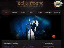 Tablet Screenshot of belladonna-music.com